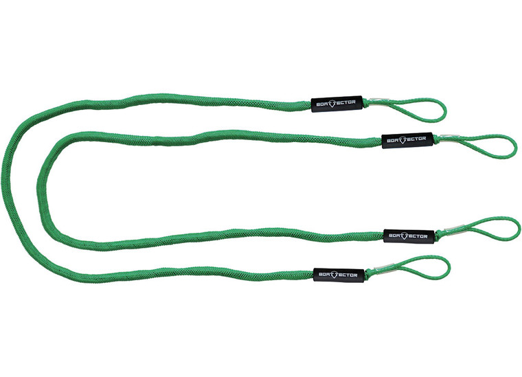 Extreme Max - Boattector Bungee Dock Line 7ft Green(value Pack Of 2) - 3006.3062