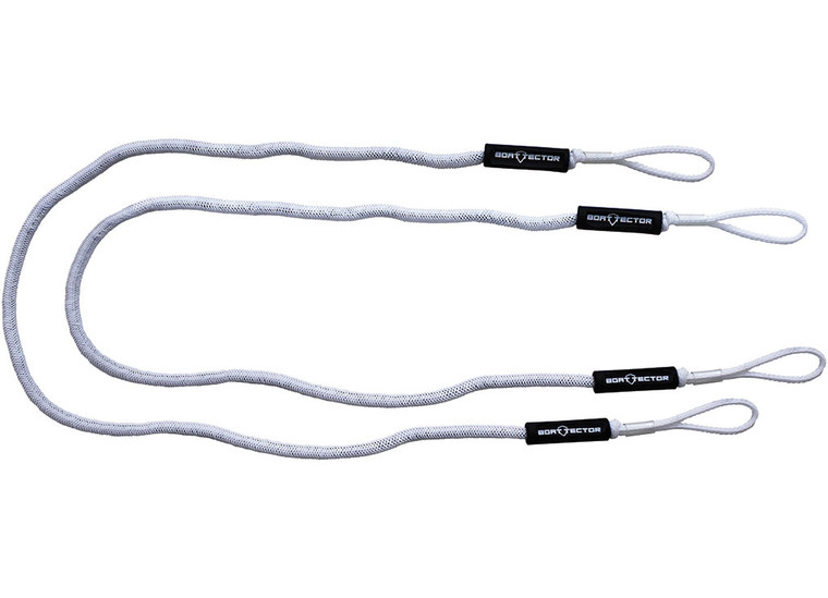 Extreme Max - Boattector Bungee Dock Line 8ft White(value Pack Of 2) - 3006.3068