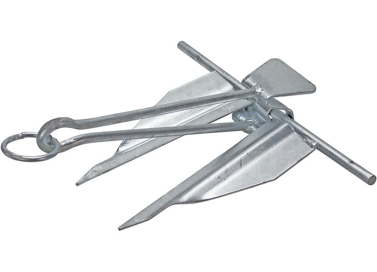 Extreme Max - Boattector Galvanized Slip Ring Anchor #10 / 5 Lbs - 3006.6512