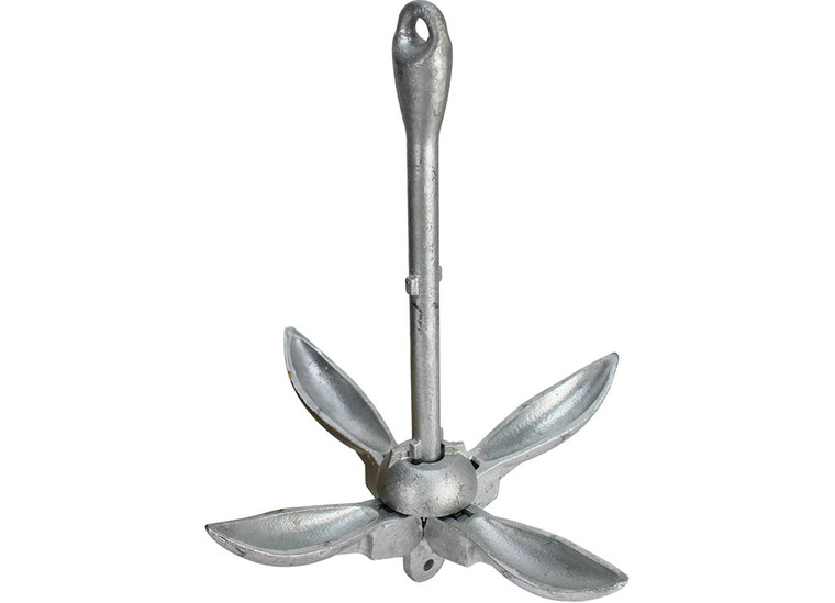 Extreme Max - Boattector Galvanized Folding/grapnel Anchor 7 Lbs - 3006.6663