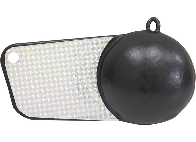 Extreme Max - Coated Pancake Downrigger Weight 8 Lbs With Silver Flash - 3006.6981