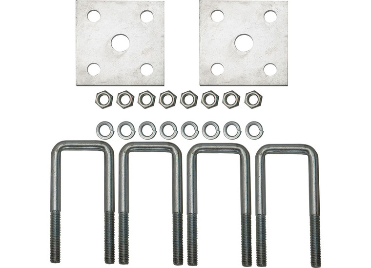 Extreme Max - Single Axle Galv Ubolt Kit For Mounting Boat Trailer Leaf Springs For 2in X 2in Axle 413/16in Long - 3006.7055
