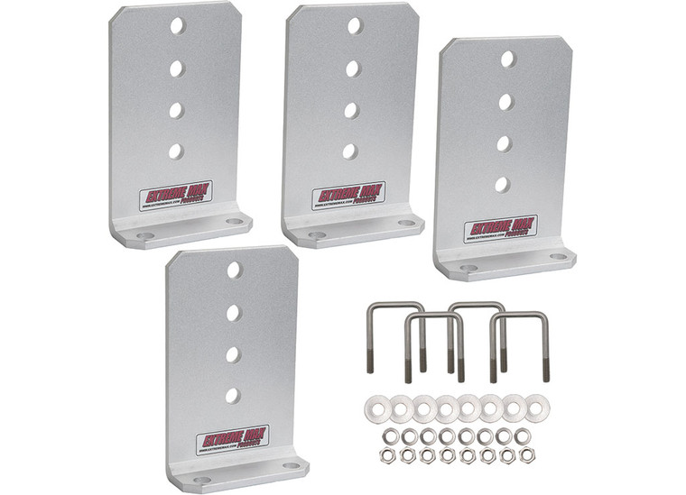 Extreme Max - Vertical Pontoon Bunk Bolster Lbracket(set Of 4) - 3006.7112