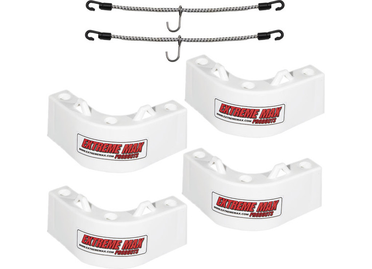Extreme Max - Cooler Mounting Brackets With Straps For Boats Pontoons Atv Utv Trailers - 3006.7189