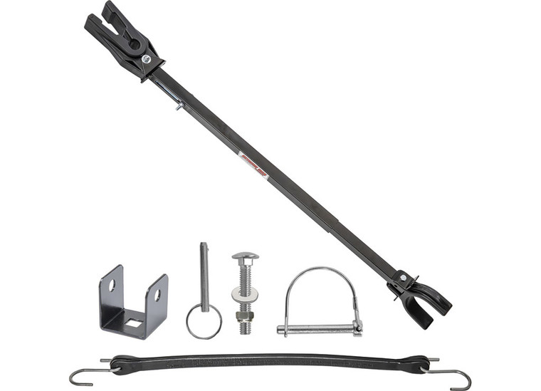 Extreme Max - Universal Adj Shock Absorbing Transom Saver W/ Roller Mount & Trailer Frame Mount 25in30in - 3006.7191