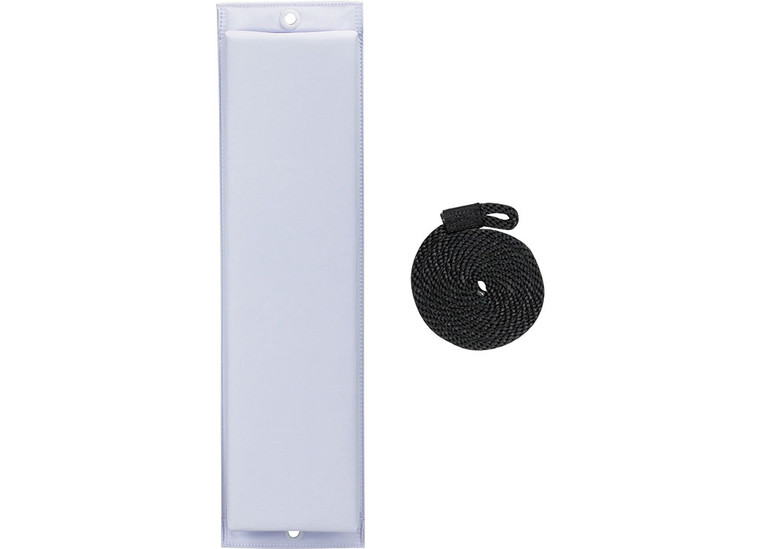 Extreme Max - Boattector Flat Fender With Fender Line 26in White - 3006.7237