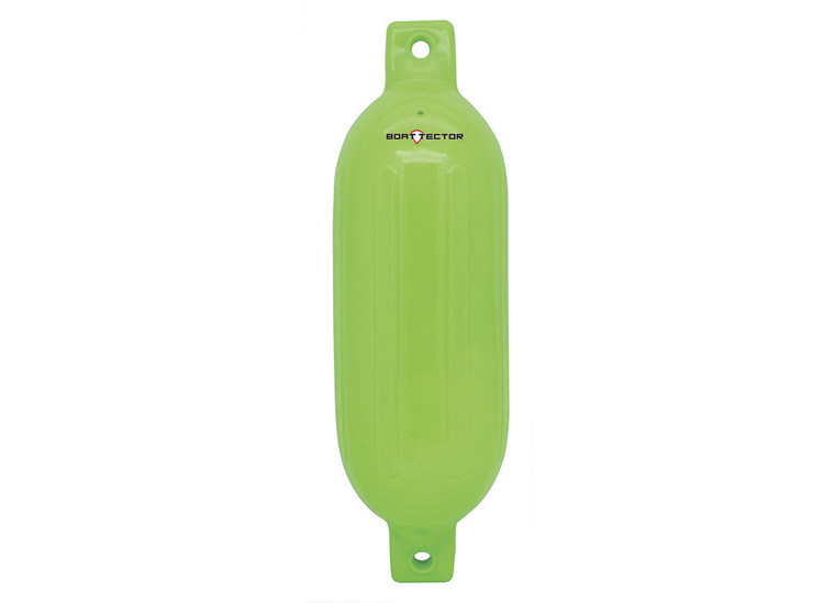 Extreme Max - Boattector Inflatable Fender 5.5in X 20in Neon Green - 3006.7677