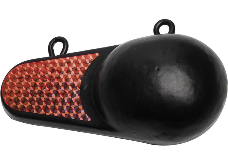 Extreme Max - Coated Keelstyle Downrigger Weight 6 Lbs With Red Flash - 3006.8168