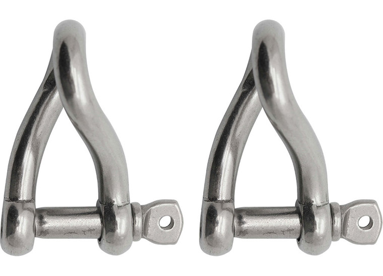 Extreme Max - Boattector Stainless Steel Twist Shackle 5/16in - 3006.8216