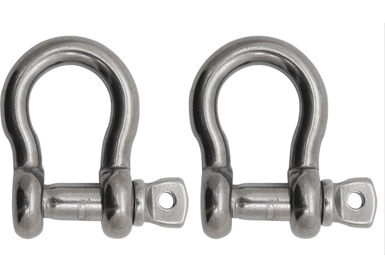 Extreme Max - Boattector Stainless Steel Anchor Shackle 1/4in - 3006.8312