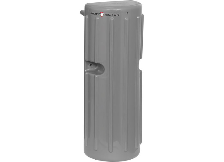 Extreme Max - Marinegrade Vinyl Dock Bumper Fender Straight 16in X 6in X 4in Gray - 3006.8744