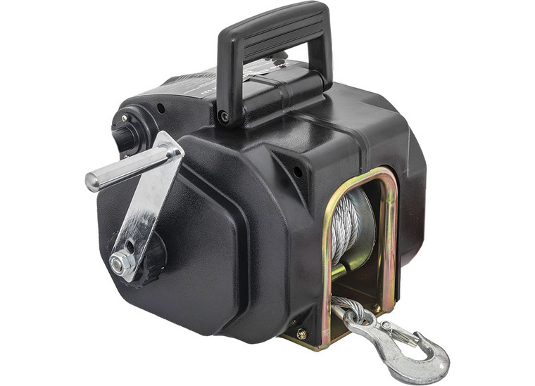 Extreme Max - Reversible Elec Boat Winch 12v Dc/ Steel Cable 11k Lbs Rolling/9.9k Lbs Marine - 3006.8918