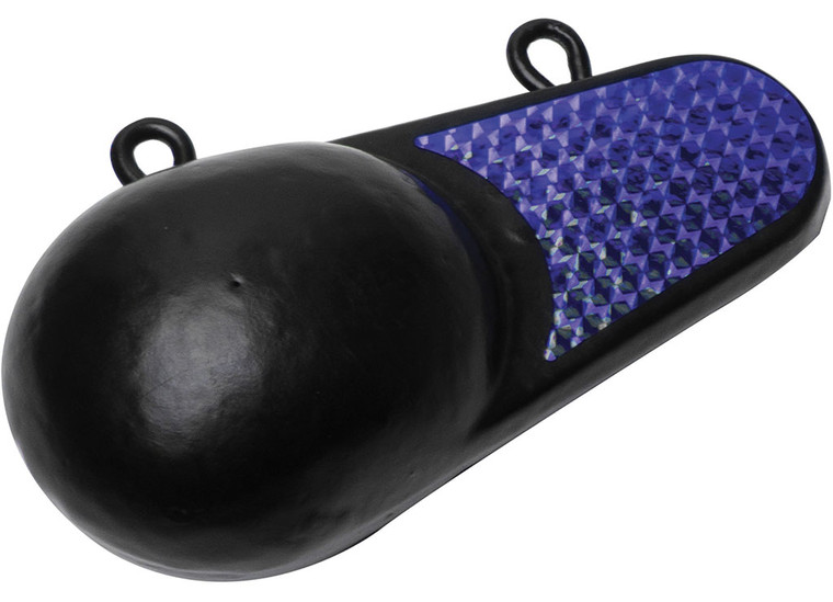 Extreme Max - Coated Keelstyle Downrigger Weight 10 Lbs With Blue Flash - 3006.8938