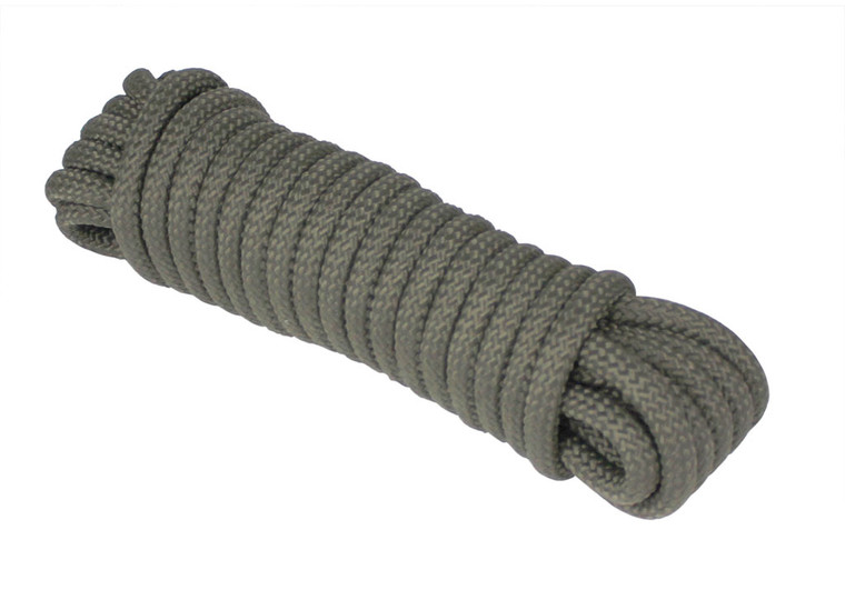 Extreme Max - 16strand Diamond Braid Utility Rope 1/4in X 50ft Od Green - 3008.0412
