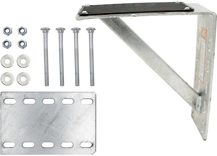 Extreme Max - Galv Steel Trailer Step 5in X 9in Antislip Step Platform 300 Lb Cap - 5001.5783