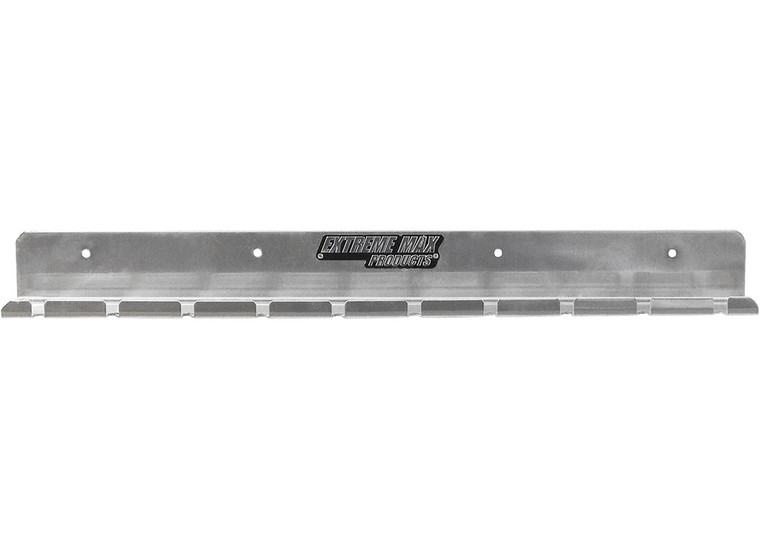 Extreme Max - Pneumatic Air Tool Rack Holder For Enclosed Race Trailer Shop Garage Storage Silver - 5001.6059