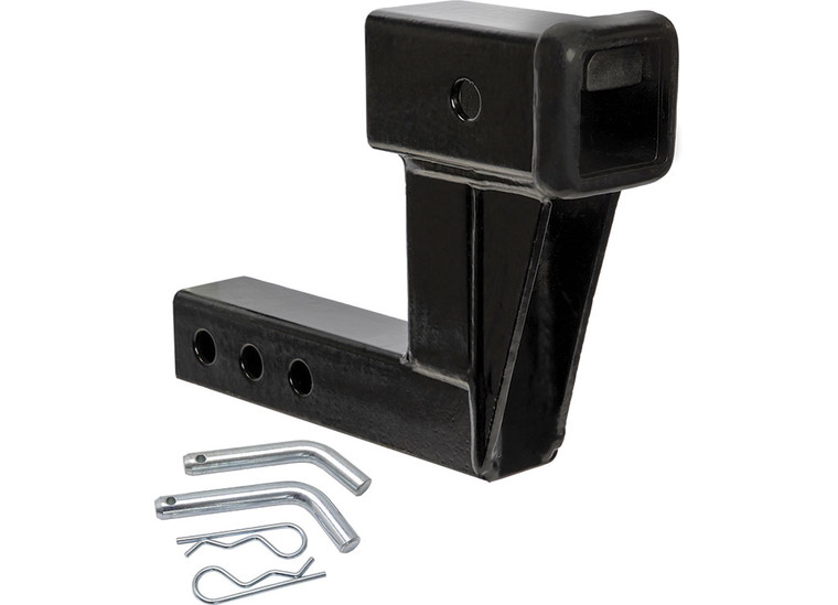 Extreme Max - Solid Shank Receiver Extension 6in Rise Includes Two Hitch Pins - 5001.6512