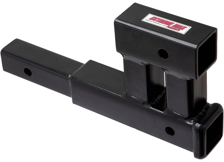 Extreme Max - Dual Tow Hitch Extension Receiver For 2in Receiver 4000 Lbs Gtw - 5001.6527