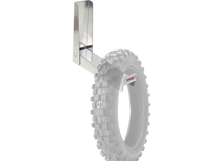Extreme Max - Univ Alum Folding Tire & Cable Wall Hanger For Race Trailer/garage Shop/enclosed Trailer Silver - 5001.6672