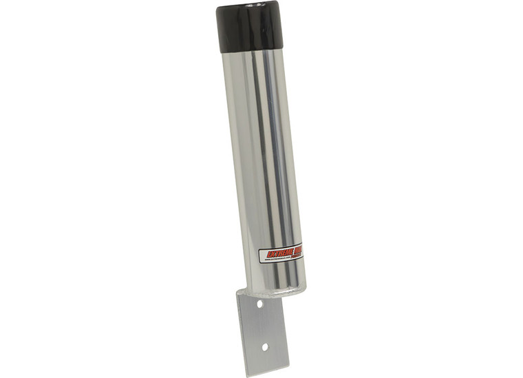 Extreme Max - Wallmount Aluminum Funnel Holder For Enclosed Race Trailer Shop Garage Storage Silver - 5001.6701