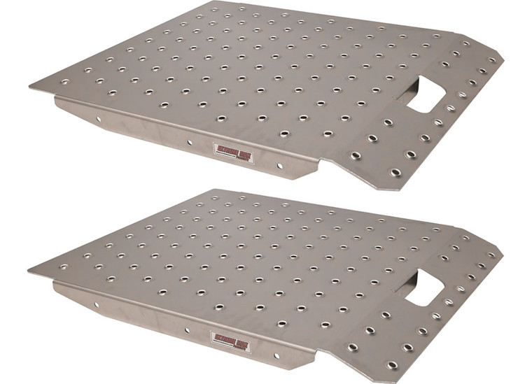 Extreme Max - Aluminum Shed Trailer Garageramp 29x24 Set Of 2 - 5001.6764