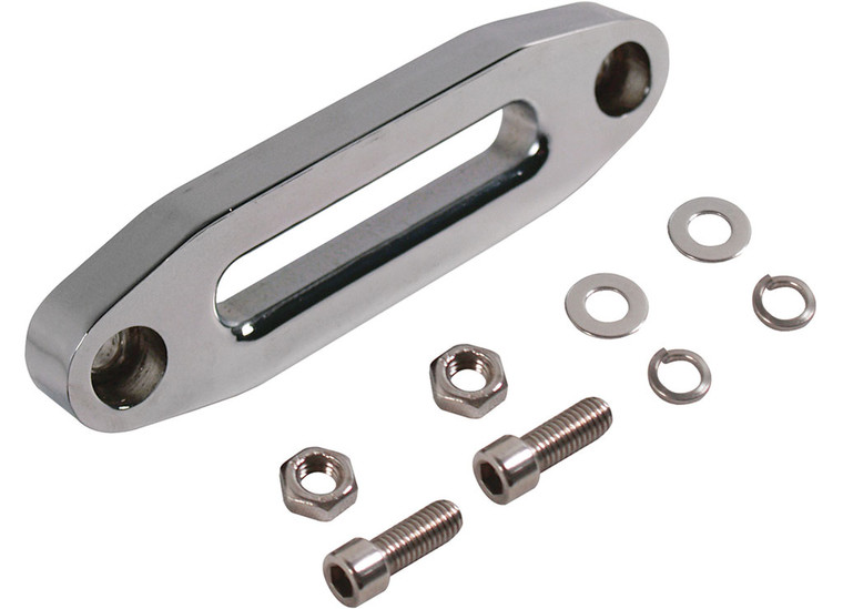Extreme Max - Magna Polished Aluminum Universal Atv / Utv Hawse Fairlead For Synthetic Rope - 5600.3096