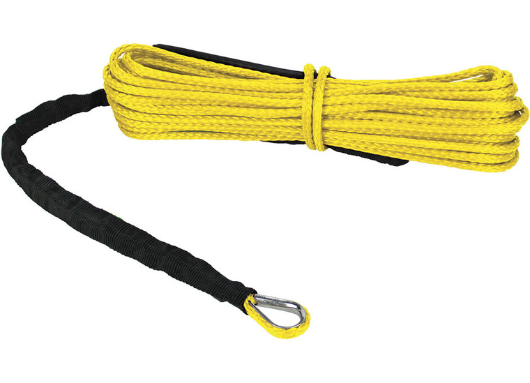 Extreme Max - In The Devilft S Hairin Synthetic Atv / Utv Winch Rope Yellow - 5600.32