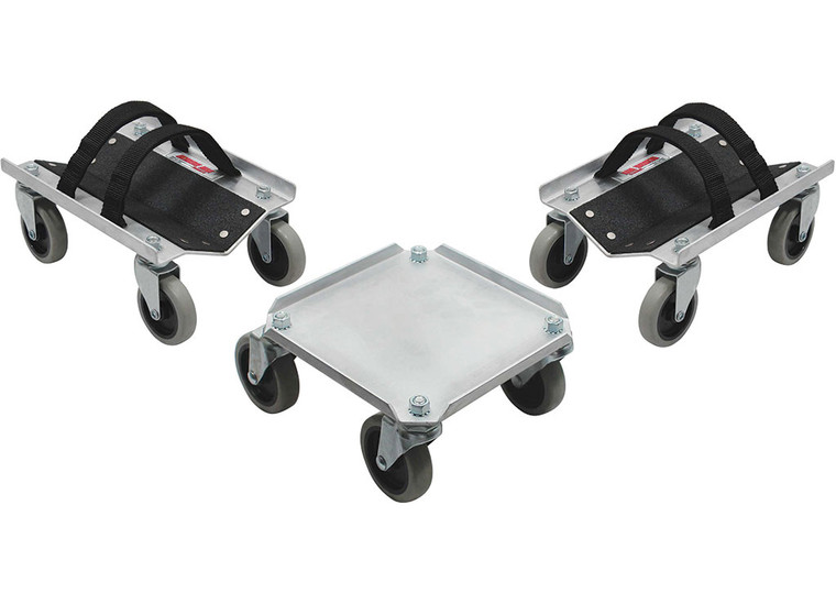 Extreme Max - Vslides Snowmobile Dolly System Aluminum Silver - 5800.0225