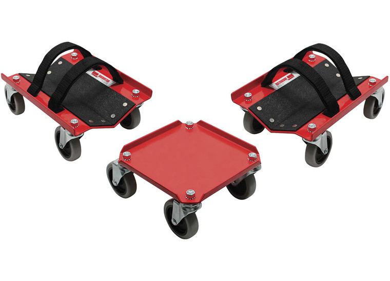Extreme Max - Vslides Snowmobile Dolly System Steel Red - 5800.0228