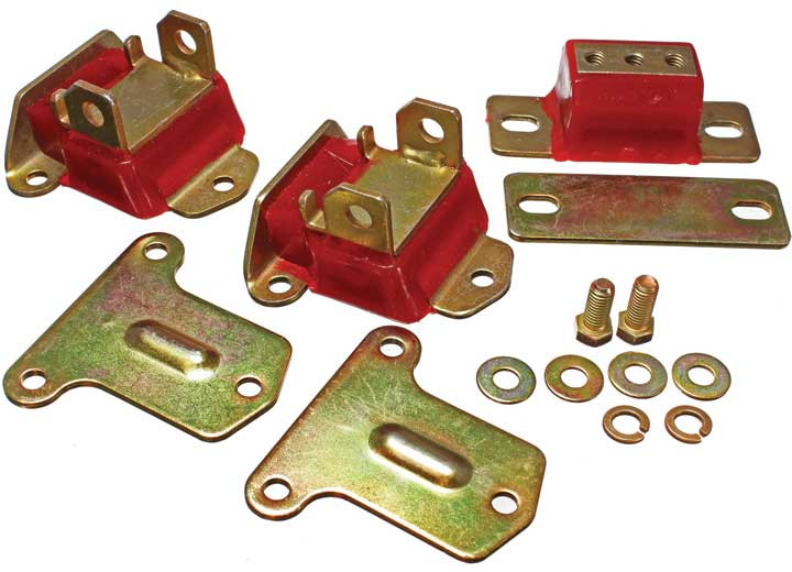 Energy Suspension - Tallnarrow Motor Mountblkperformance Polyurethanezinc Finish - 3.1117G