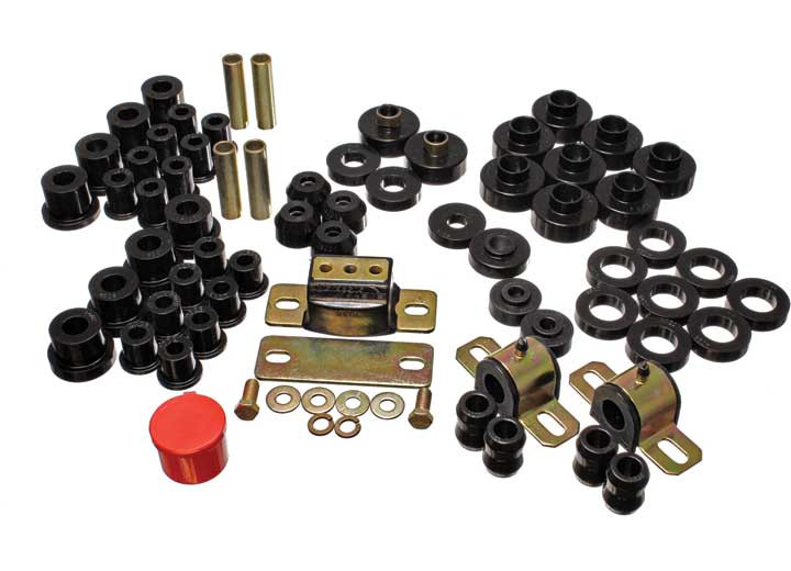 Energy Suspension - Rear Trailing Arm Bushing Set W/capwashersblkperformance Polyurethane - 3.3191G