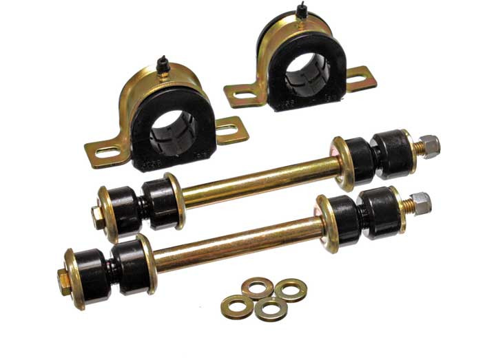 Energy Suspension - Front 1 3/8in Sway Bar Bushing Set W/end Linkgreaseable Bushingsblkperformance Polyurethane - 3.5213G