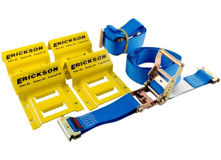 Erickson - 2in X 7.5ft 4500lb Etrack Atv Strap & 4in Etrack - 9160
