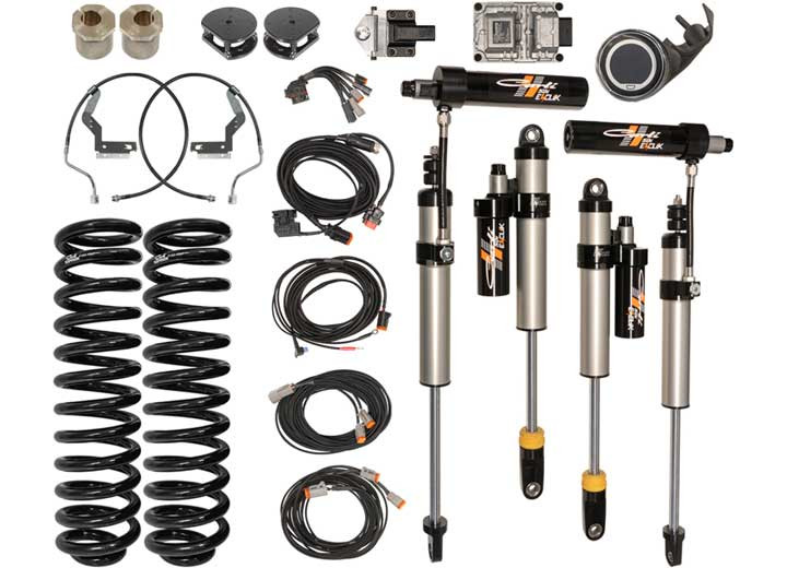 Carli Suspension - 1722 F250/f350 4x4 Diesel Leveling Eventure System Sdi Eclik Remote Reservoir - CS-FLVL-EV25-17