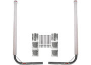 Extreme Max - Post Trailer Guideon 45in Zincplated Uprights With Zincplated Hardware - 3005.2175