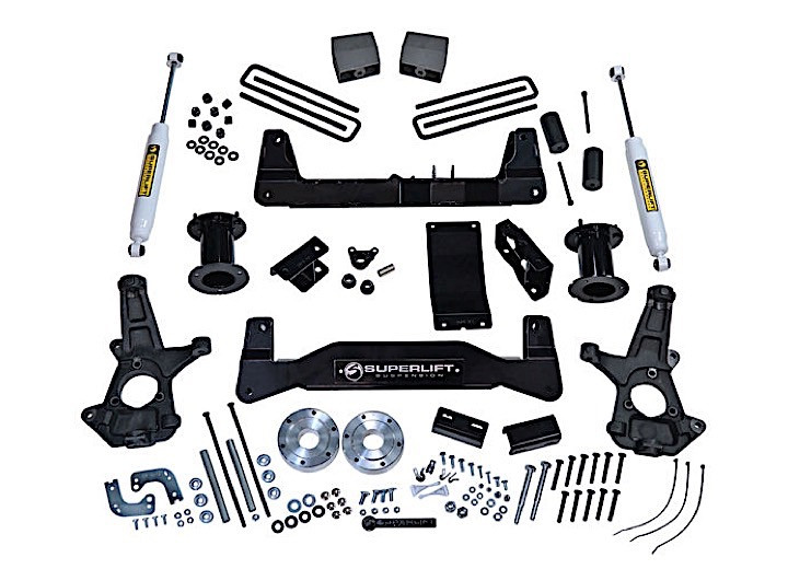 Superlift - 20072013 Chevy Silverado/gmc Sierra 1500 4wd 6.5in Lift Kit W/bilstein Rear Shocks - K162B