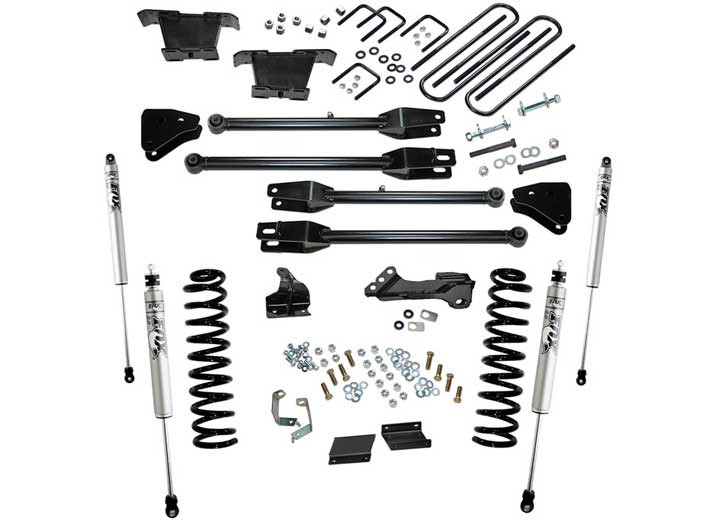 Superlift - 1116 Ford F250/f350 Super Duty 4wd Diesel 4in Lift Kit W/4 Link Conversion W/fox 2.0 Series Shocks - K236F