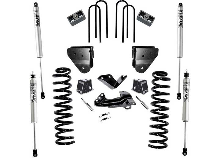 Superlift - 0507 Ford F250/f350 Super Duty 4wd Diesel 4in Lift Kit W/out 4 Link Conversion W/fox 2.0 Shocks - K796F