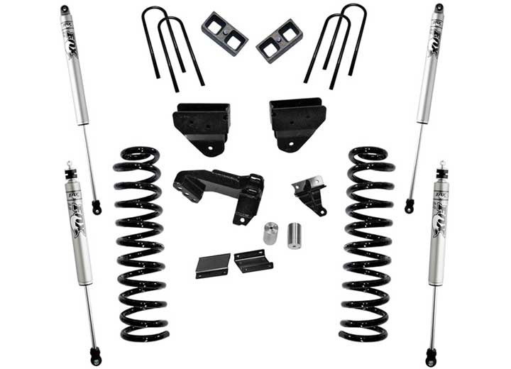 Superlift - 1116 Ford F250/f350 Sd 4wd Dsl 4in Lift Kit W/o 4 Link Convert W/o Rep Radius Arms W/fox 2.0 Shocks - K876F