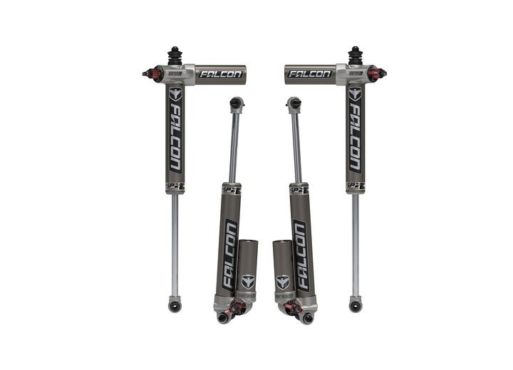 TeraFlex - 0718 Wrangler Jk 4dr: Falcon Sp2 3.3 Fast Adjust Piggyback Shock Kit (3–4.5in L - 03-02-33-400-253