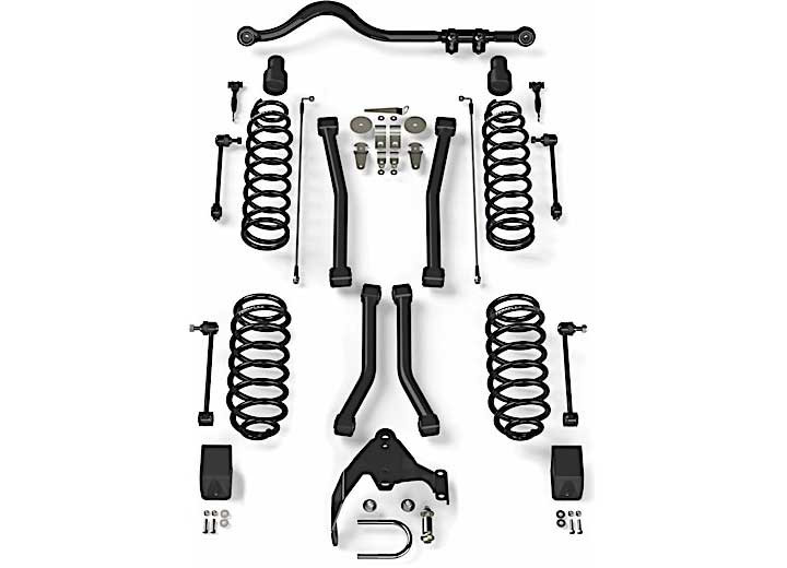 TeraFlex - 0718 Jeep Wrangler Jk 2door 3 Lift Kit W/ 4 Sport Flexarms & Track Bar - 1156223