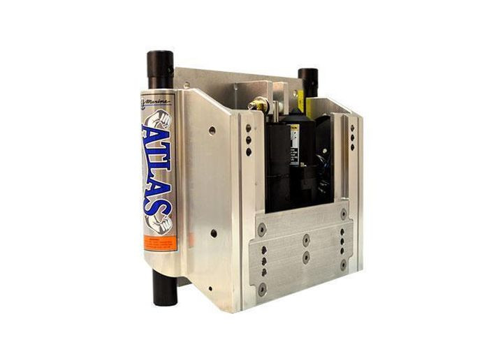 TH Marine - Atlas 4in Setback Hydraulic Jack Plate  Standard Polished - AHJ-4V-DP