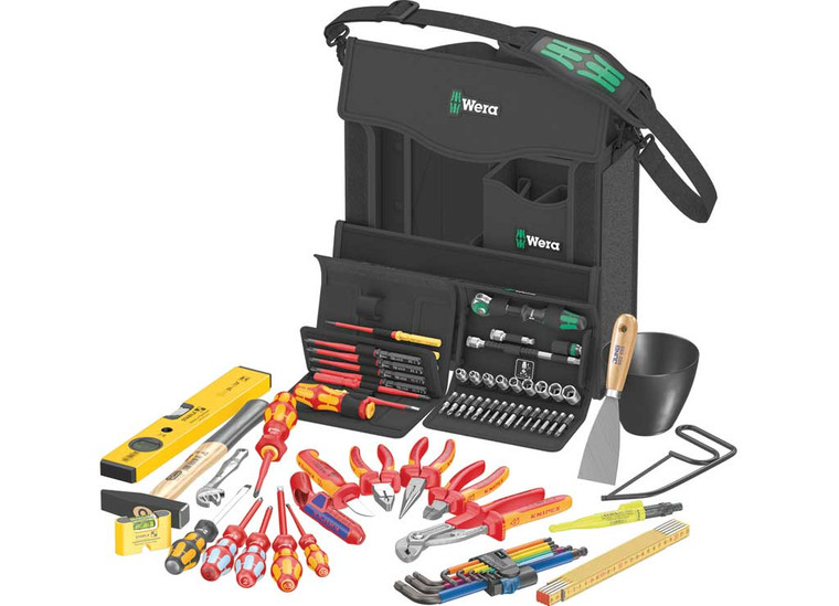 Wera Tools - Wera 2go E 1 Tool Set For Electricians 73 Pcs - 5134025001