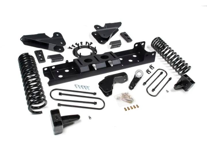 Zone Offroad - 19c Ram 3500 4.5in Radius Arm Bracket3in Rear Block W/o Overloaddiesel6bolt Tcasefox Shocks - D88F