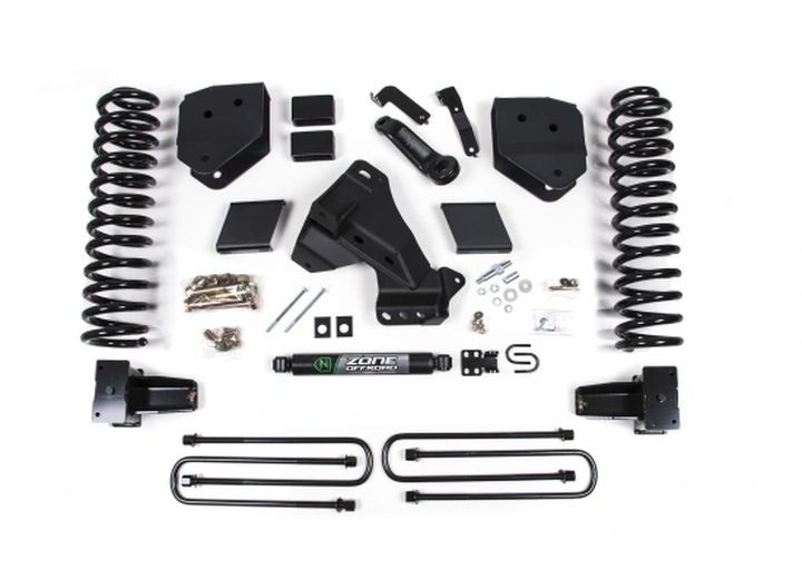 Zone Offroad - 20202021 F250/f350 6 Radius Arm Drop  Suspension Lift System  Fox Adv Shocks  Gas - F63F