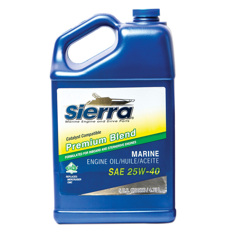 Sierra Marine - 25w40 Fcw 4stroke Catalyst Oil 5 Qt. - 18-9400CAT-4