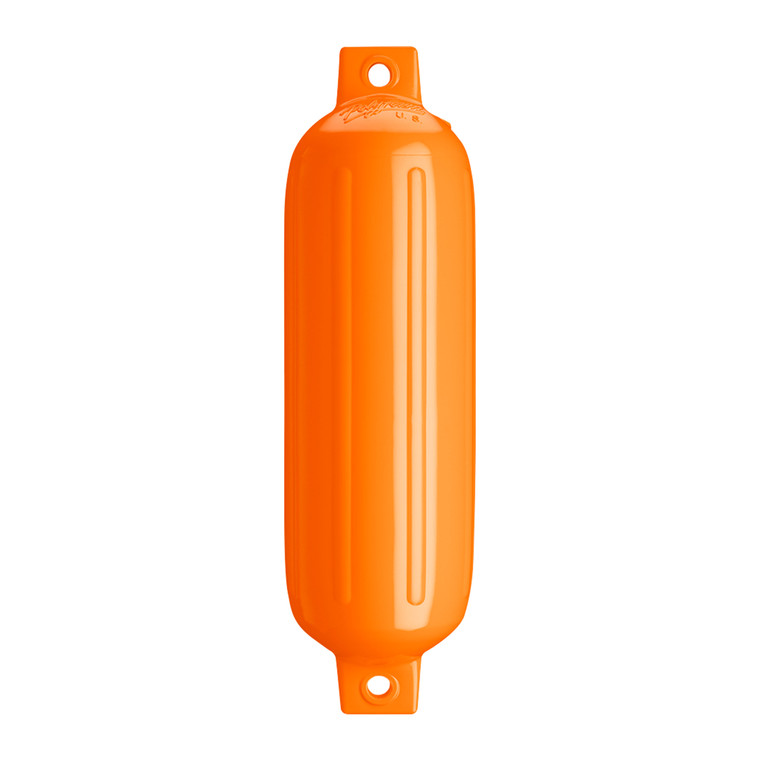 Polyform - 6.5in X 22in Twin Eye Fender G4 Orange - G-4 ORANGE