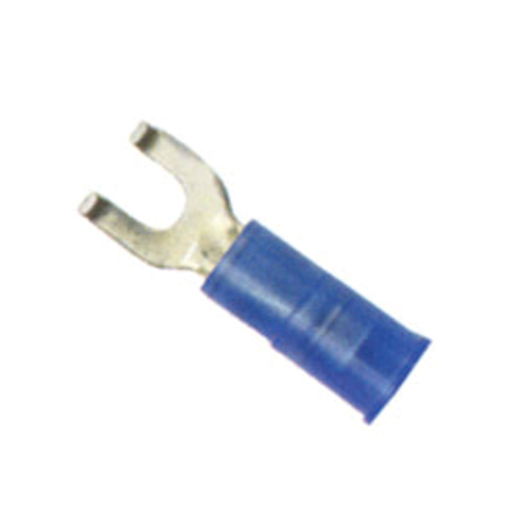 Park Power - Nylon Flanged Spade1614 #8 Blue(pack Of 6) - 230312