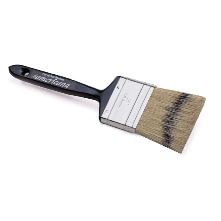 Redtree Industries - Americana Fine Finish Natural Bristle Paint Brush1in - 12113