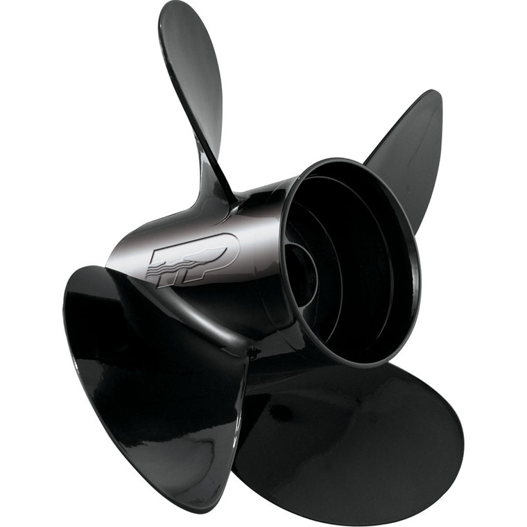 Turning Point Propellers - Hustler Boat Propeller(series Le4) 14x21 4 Blade Aluminum Rh (std) (21502131) - 21502131